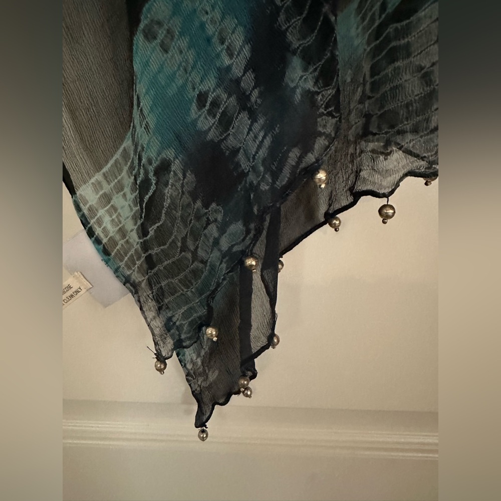 Soft Surrounding Blue Ruana - Picture 4 of 8